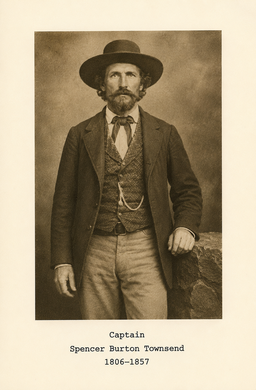 Captain Spencer Burton Townsend portrait
